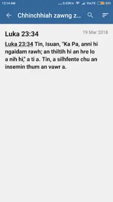 Mizo Go Bible android App screenshot 1